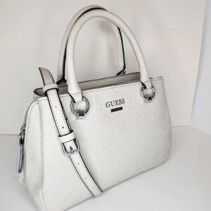 Guess Cream Satchel Bag